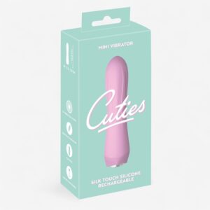Cuties Silk Touch Minivibraattori Pinkki – USB-ladattava, 10 värinää, vedenkestävä silikoni (13,6 cm)