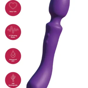 Dual-Sided Massaging Vibrating Wand Magic wand/hieronta sauva
