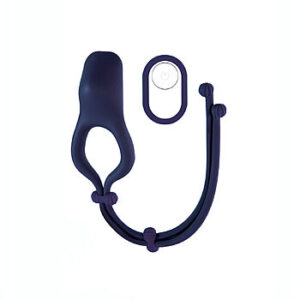 Lust Rhapsody - Värisevä ja säädettävä penisrengas kauko-ohjaimella, etäohjattava, silikoninen, erektionvahvistaja, erektiotuki, impotenssi, laadukas