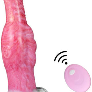 Pink Alien Faelight Vibrating Dildo 22 cm Dragon Dildo