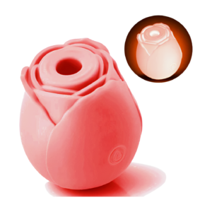 RUUSU VIBRAATTORI DARK GLOW - Vaalean pinkki