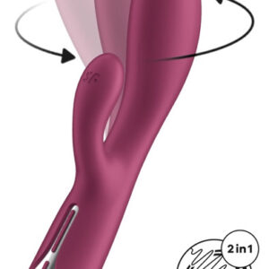 Satisfyer Spinning Rabbit 1 Red Jänisvibraattori
