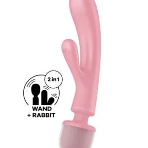 Satisfyer Triple Lover Pink Magic wand/hieronta sauva