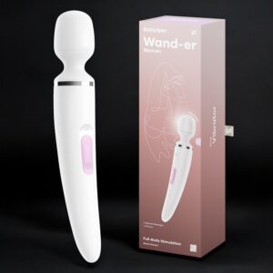 Satisfyer Wand-Er Woman Valkoinen