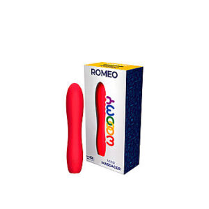 Wooomy Romeo - Minivibraattori, tehokas, jämäkkä, stimuloiva, punainen