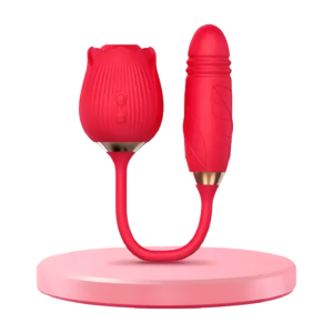 VIBRAATTORI RUUSU TYÖNTYVÄ - Roosa pinkki